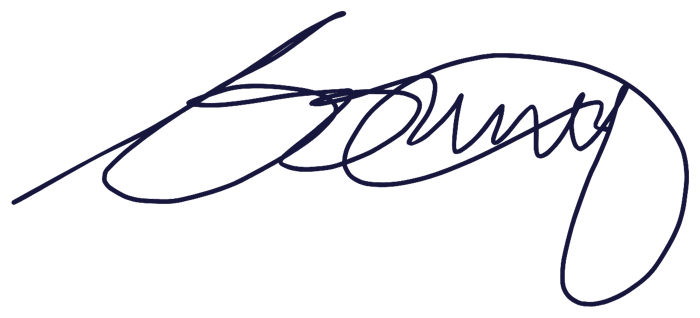 Barny Kiome signature